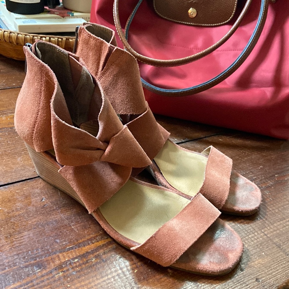 EUC Lucky Brand Tammanee Heeled Sandal Canyon Rose 11